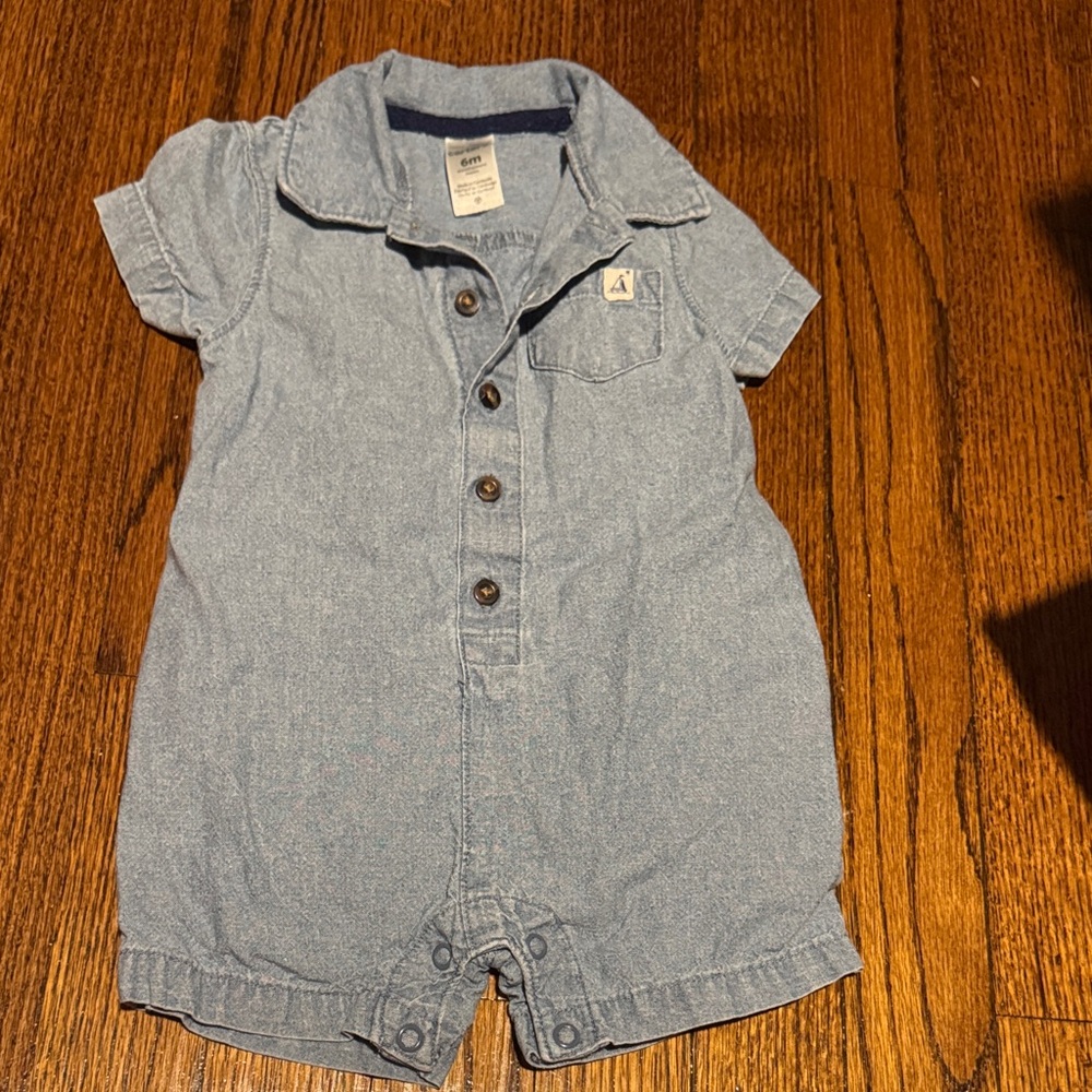 Carter's Blue Denim One Piece